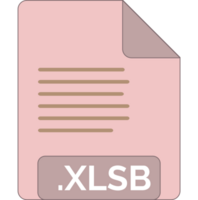 Xlsb File Icon Minimal Fill Design Element png