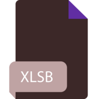 Xlsb File Extension Icon Crisp Corners Grey Colors Art png