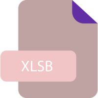 Xlsb File Extension Icon Rounded Corners And Deep Color Art png
