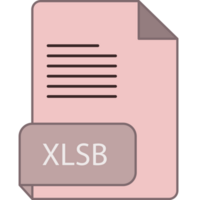 Xlsb File Extension Icon Rounded Lines And Crisp Corners Art png