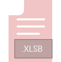 Modern Xlsb File Format Icon Outline And Fill png
