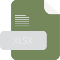 Xlsx File Extension Rounded Lines And Shape png