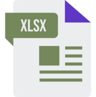 Xlsx Ip Icon Sharp Corners Lines And Rectangle With Symbol png