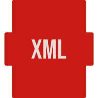 Xml Ip File Extension Icon Color Fill Outer Flat Art png