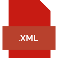 Xml File Extension Icon Fill Crisp Corners With Symbol Illustration png