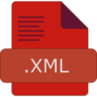 Xml File Extension Icon Insidse Fill With Lines Fill Illustration png