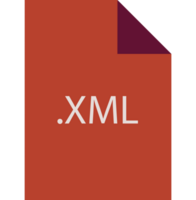 Xml File Icon Fill Crisp Corners V1 Design Element png