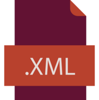 Xml File Icon Fill Crisp Corners With Doted Lines Design Element png
