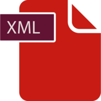 Xml File Format Icon Rounded Shapes And Spacing Illustration png