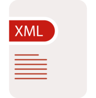 Modern Xml File Icon Deep And Minimal png