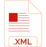 Xml File Icon Little Lines Outline Design Element png