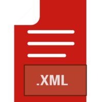 Xml File Format Icon Outline And Fill Illustration png