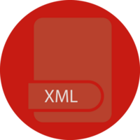 Creative Xml File Format Icon Circular Shape Graphic png