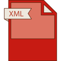 Creative Xml File Format Icon Minimal Graphic png