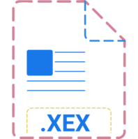Xex File Icon Minsk Dashed Rounded Outline Art png