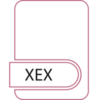 Xex File Format Icon Black Outline And Light Color Art png
