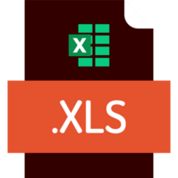 Xls File Icon Fill Crisp Corners With Doted Lines png