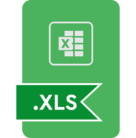 Xls File Format Icon Malachite Fill V1 png
