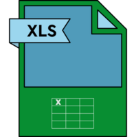 Xls File Format Icon Minimal png