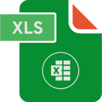 Xls File Format Icon Rounded Shapes And Spacing png