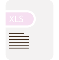 Xls File Icon Deep And Minimal Art png