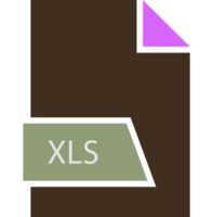 Xls File Format Icon Shape Art png