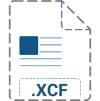 Xcf File Icon Minsk Dashed Rounded Outline png