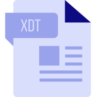 Xdt Icon Inside Transparent Outline And Sharp Corners Design Element png