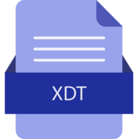 Xdt File Icon With Color And Rounded Corners And Folded Doc Art png