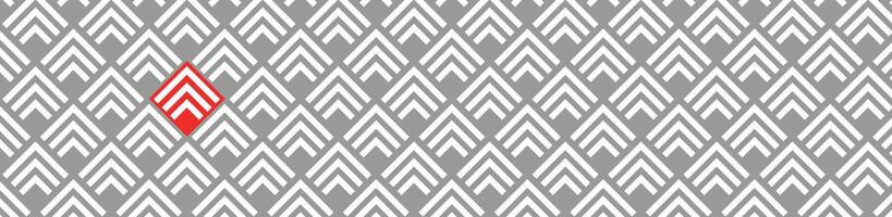 square gray pattern wave red unique vector
