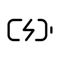 Battery charge icon. charger sign. for mobile concept and web design. illustration vector