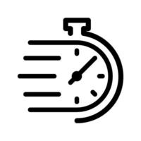 Fast time icon for mobile concept and web design. illustration vector