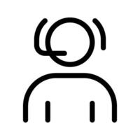Customer support service icon. call center sign. for mobile concept and web design. illustration on white background vector