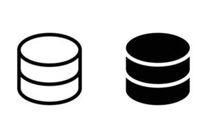 Database icon. server storage sign. illustration vector