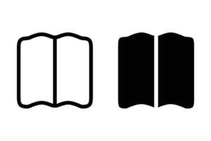 Book icon flat simple. editable icon vector