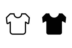 Shirt icon set. for mobile concept and web design. illustration vector