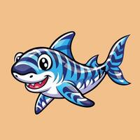 Captivating Zebra Shark with Kaleidoscopic Backlit Patterns vector