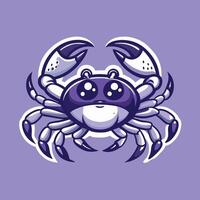 Intricate Graphite Drawing of a Crab against a Striking Black and White Background vector