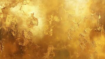 Luxurious golden background with textured surface, perfect for adding a touch of opulence and elegance to any design project. photo
