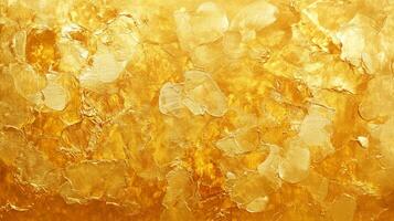 Abstract golden art. A textured backdrop of brilliant yellow and gold hues for a touch of luxury. Texture and color create this design. photo