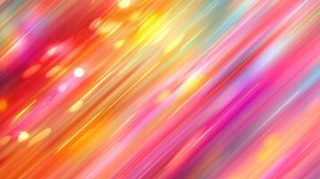 Radiant streaks dance across a vibrant canvas, a symphony of color and light in perpetual motion, creating a visually stunning spectacle. photo
