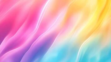 A swirling blend of vibrant colors, ranging from pinks and purples to blues, yellows, and oranges, creating a dynamic and smooth gradient. photo