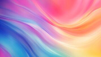 Colorful waves blend in this striking abstract, perfect for backgrounds, wallpapers, or adding a touch of vibrancy to any project. photo