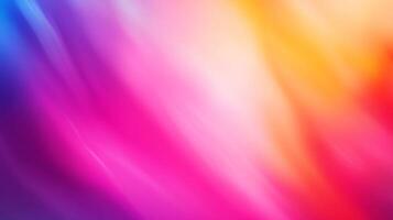 A vibrant array of colors blend seamlessly, creating an abstract background with a smooth, flowing gradient from blue to red. photo
