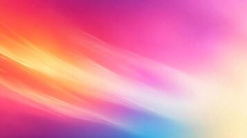 Abstract colors blend from yellow to pink, creating a colorful and vibrant gradient background for various use cases. photo