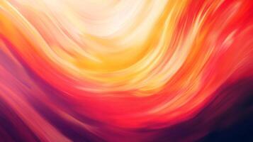 Swirling colors of orange, yellow, and red blend in a dynamic and abstract fluid motion, creating a captivating visual experience. photo