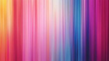 Abstract streams of vibrant color create a mesmerizing effect, blending from yellows and reds to blues and purples in vertical stripes. photo
