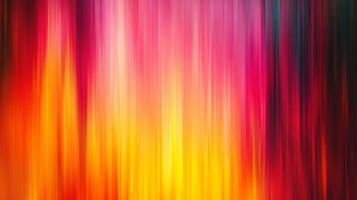 A vibrant and colorful abstract background with vertical lines in warm tones, creating a dynamic and artistic visual texture. photo