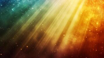 Colorful abstract with light streaks and glitter effect creating a magical and dynamic atmosphere. A visually striking and enchanting scene. photo