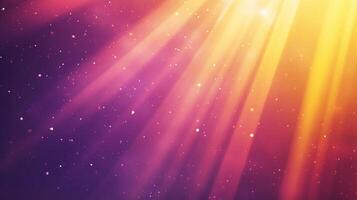 Radiant light streams through, casting a warm glow. Soft particles dance in the sunbeams, creating a dreamy, ethereal atmosphere. photo